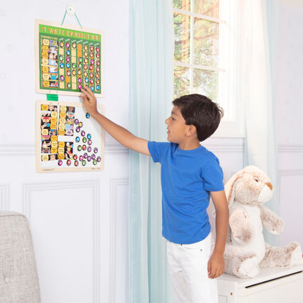 Melissa & Doug Flair Gráfico magnético de responsabilidad, multicolor, 3789