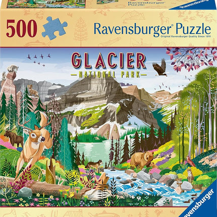 Ravensburger Glacier National Park 500 Piece Puzzle for Adults