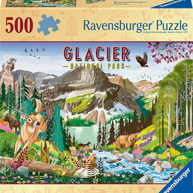 Ravensburger Glacier National Park 500 Piece Puzzle for Adults