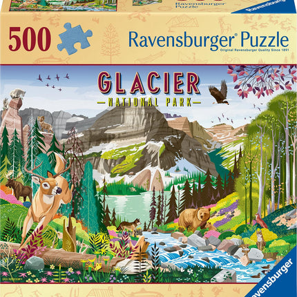Ravensburger Glacier National Park 500 Piece Puzzle for Adults