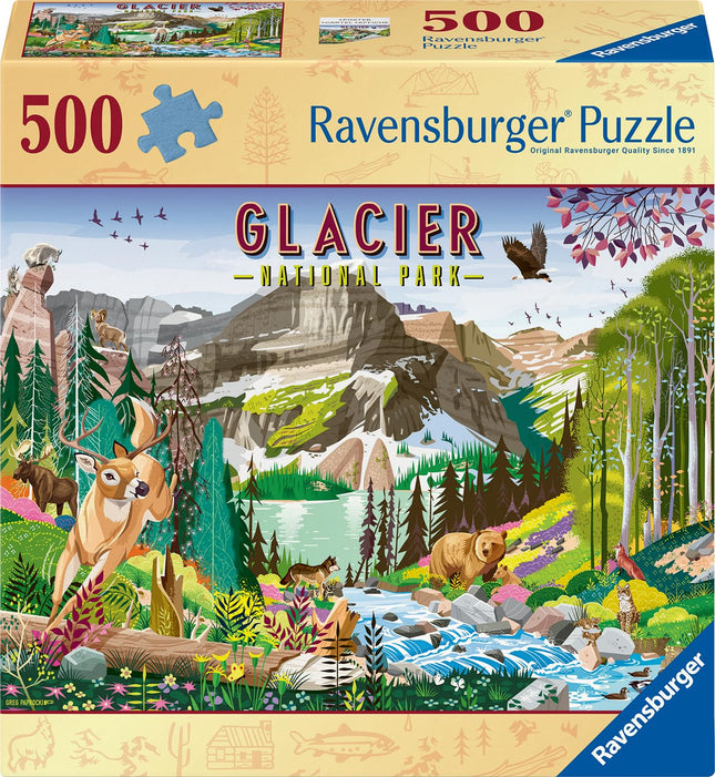 Ravensburger Glacier National Park 500 Piece Puzzle for Adults