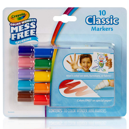 Crayola 75-2471 Wonder Mini Markers, Multi-Colour