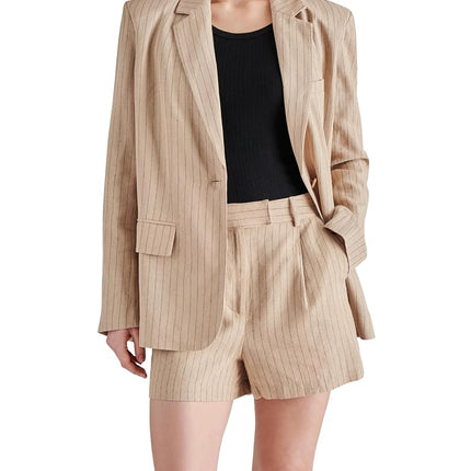 Steve Madden Apparel Blazer Imaan para mujer, Wood Thrush, XS