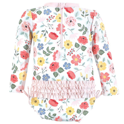 Maillot de bain pour bébé fille Hudson Baby, motif botanique moderne, 3-6 mois