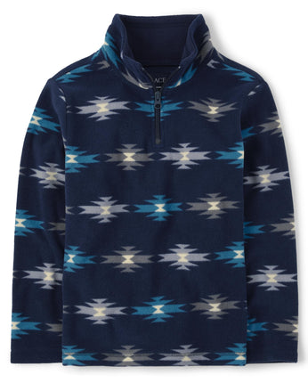 The Children's Place Boys Half-Zip Cozy Microfleec