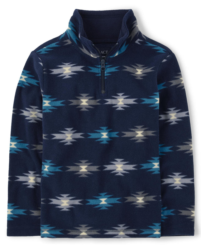 The Children's Place Boys' Long Sleeve Cozy Microf