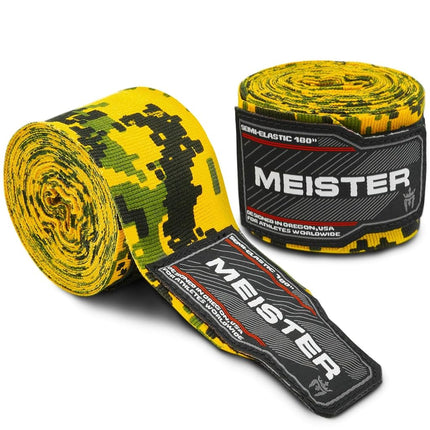 Meister Adult 180" Semi-Elastic Hand Wraps for MMA