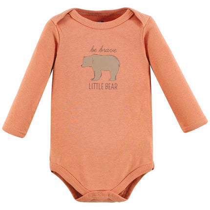 Hudson Baby mamelucos de manga larga de algodón unisex para bebé, Forest Deer, 9-12 meses