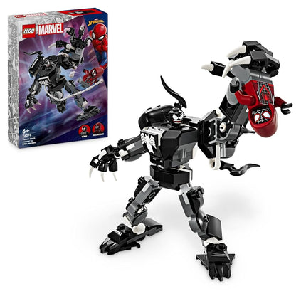 LEGO Marvel Venom Mech Armour vs. Miles Morales, Posable Spider-Man Toy Action Figure for Kids, Spidey Building Set with Minifigures, Super Hero Gifts for Boys and Girls Aged 6 Plus 76276