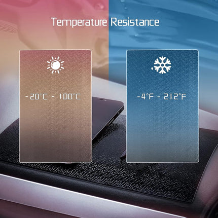 MINI-FACTORY Extra Large & Thick Sticky Anti-Slip Pad for Car Dashboard, Universal Non-Slip Grip Cell Phones, Sunglasses, Keys, Decoration Gadgets Mat for Car/Home/Office
