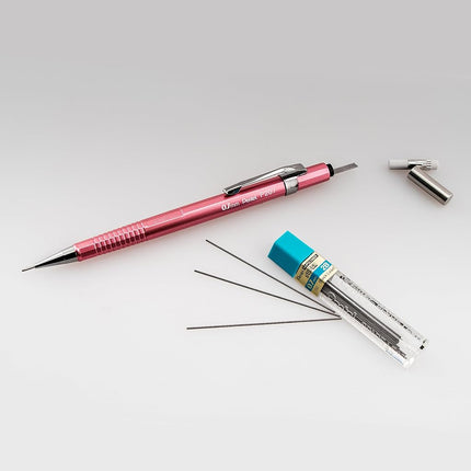 Pentel Sharp Mechanical Pencil (0.7mm) Metallic Rose Pink Barrel, Box of 12 Pencils (P207MP1)