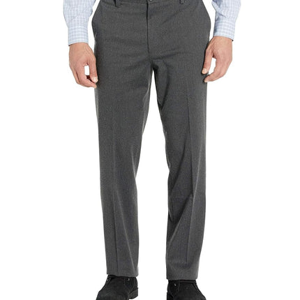 Dockers Men's Classic Fit Signature Khaki Lux Cotton Stretch Pants (Regular and Big & Tall) Casual, Charcoal Heather, 40W x 30L