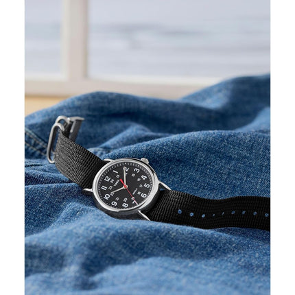 Timex Weekender Black dial with Black Strap Watch - T2N647PF