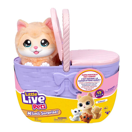 Little Live Pets Mama Surprise Kittens, Interactive Mama, Surprise Toys
