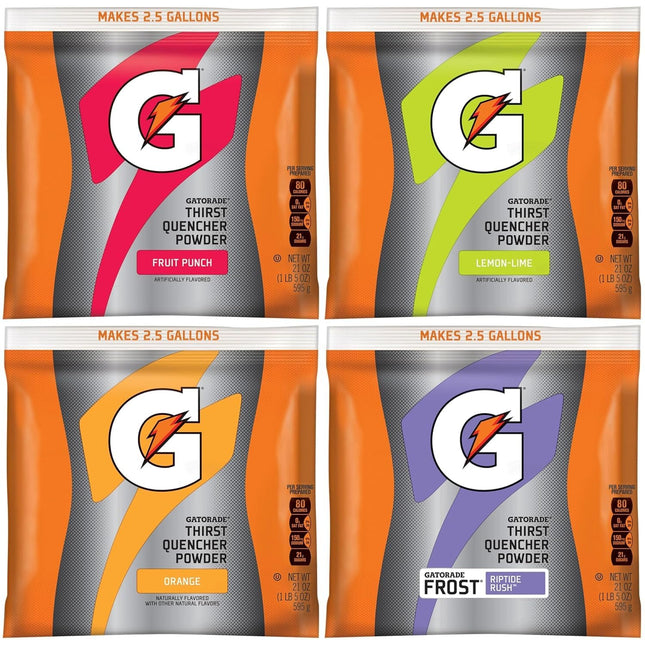 Gatorade Powder Variety Pack (Lemon-Lime, Orange, 