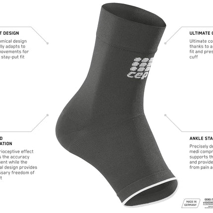 CEP Unisex Compression Ankle Sleeve - Black - I