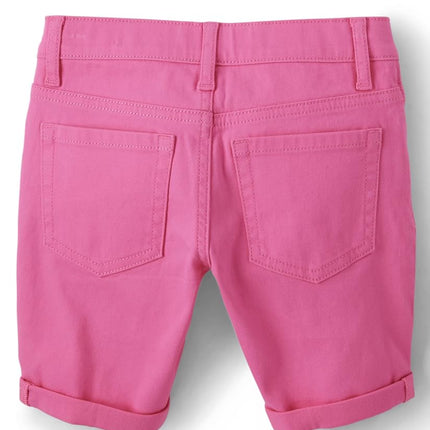 The Children's Place Short en jean Skimmer pour filles, Rose Français, 10