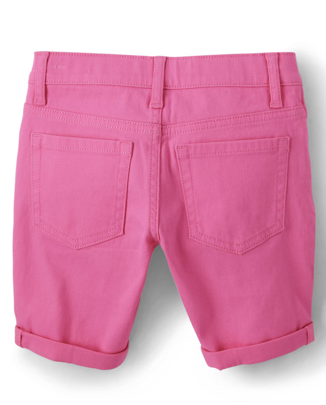 The Children's Place Short skimmer en jean pour fille, Rose français, 6