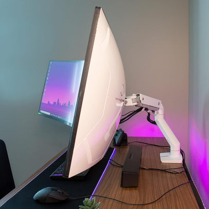 Ergotron – HX Heavy-Duty Tilt Pivot – for 1000R, Ultrawide Curved Monitors, Screen Depth 100R – Add-on for HX Desk and HX Wall Monitor Arms