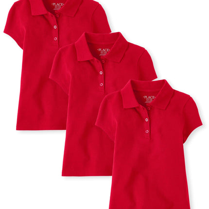 The Children's Place Girls' Multipack Short Sleeve