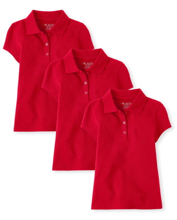 The Children's Place Girls' Multipack Short Sleeve