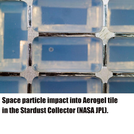 80ML Aerogel Blocks Nanogel Granules (Frozen Smoke Blue Smoke) The lightest Solid in The World NASA Insulation Material