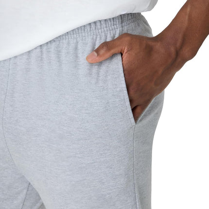 Hanes Men's Originals Cotton Joggers, Jersey Sweatpants Pockets, 30" Inseam, Light Steel, Medium