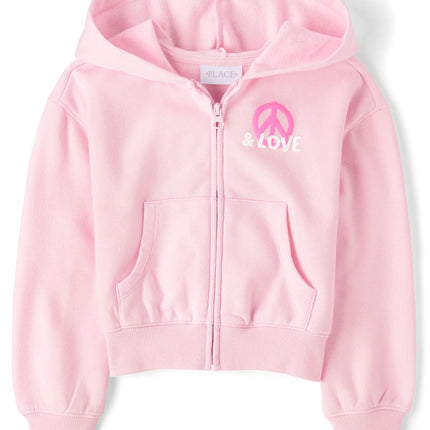 The Children's Place,Girls,Long Sleeve Cropped Hoo