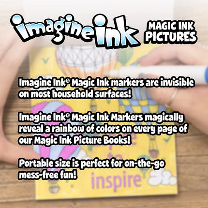 Pokemon 20 Page Imagine Ink Coloring Book Pad, Mess Free Marker Bendon 54126
