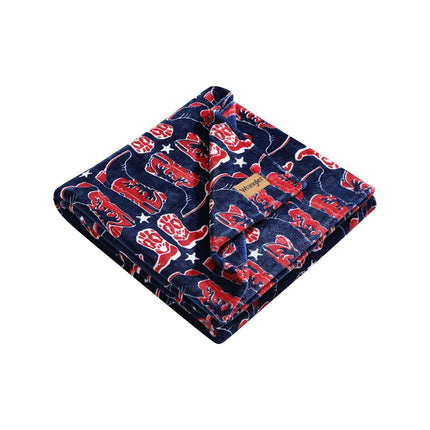 Wrangler - Throw Blanket, Soft Plush Fleece Beddin