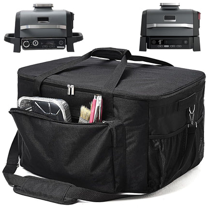 TRAVELIT Ninja Woodfire Outdoor Barbecue Carry Bag, Waterproof Carry Bag for Ninja OG701 Grill Smoker, Outdoor BBQ Accessories, Carry Case with
