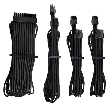 Corsair CP-8920215 Premium Individually Sleeved PSU Cables Starter Kit � Red, 2 Year Warranty