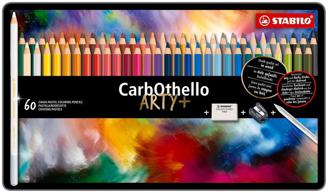 STABILO CarbOthello Premium Colouring Pencil - Pastel Pencil Tin of 60