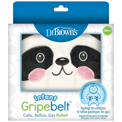 Faja Térmica para Bebés Dr. Brown's Infant Gripebelt, Alivia la Barriga del Bebé con Calidez Suave y Compresión, Panda, 0m+