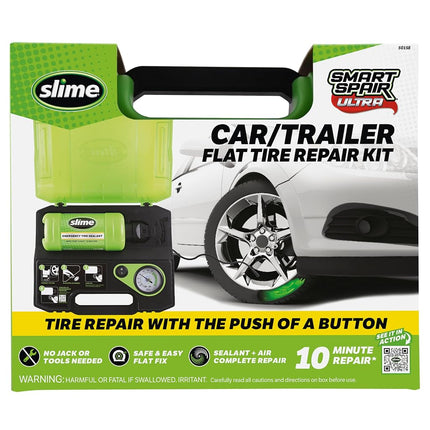 Slime 50158 Flat Tire Repair Kit, Smart Spair Ultr