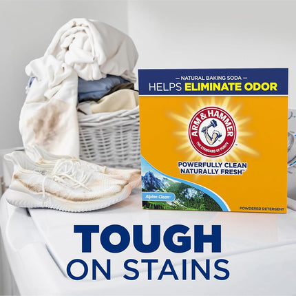 Detergente en Polvo para Ropa Arm & Hammer Alpine Clean, 4.34 kg