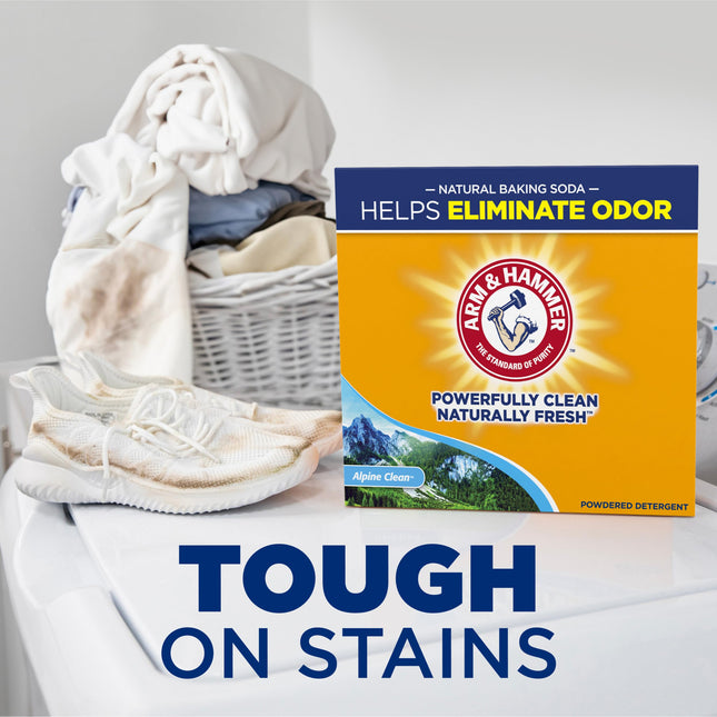 Arm & Hammer Alpine Clean Powder Laundry Detergent, 9.56 lbs