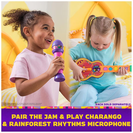 Dora, Rainforest Rhythms Microphone with Music, Sound Fx & Bilingual Phrases, Children's Toy for Girls and Boys from 3 Years