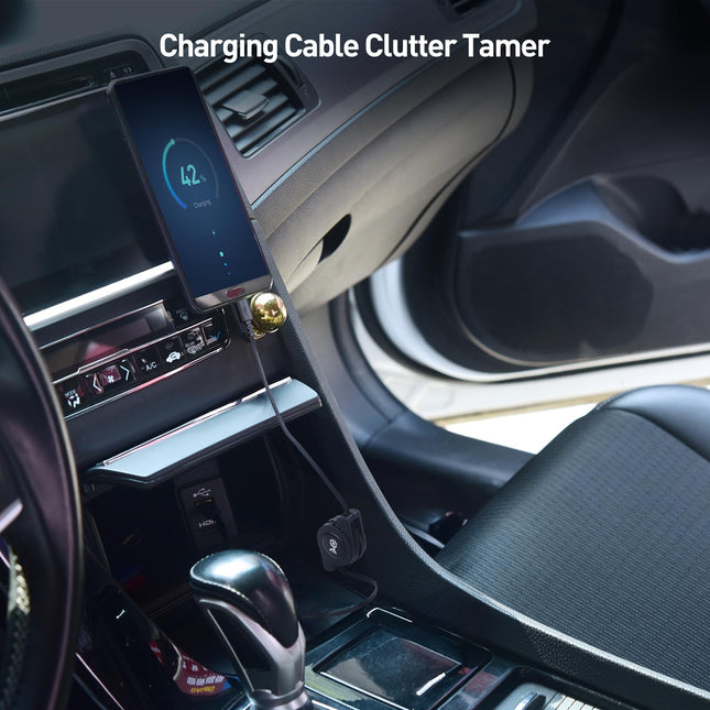 Cable Matters (2-Pack) Gold-Plated Retractable USB to Micro-USB Charge & Sync Cable � 2.5 Feet