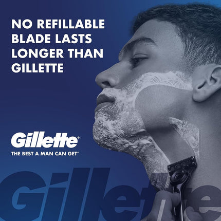 GilletteLabs with Exfoliating Bar by Gillette Razor for Men - 1 Handle, 4 Razor Blade Refills, Holiday Gifts for Men, Includes Premium Magnetic Stand