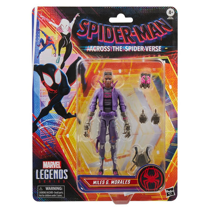 Marvel Legends Series Miles G. Morales, Spider-Man: Across the Spider-Verse Collectible 6 Inch Action Figure