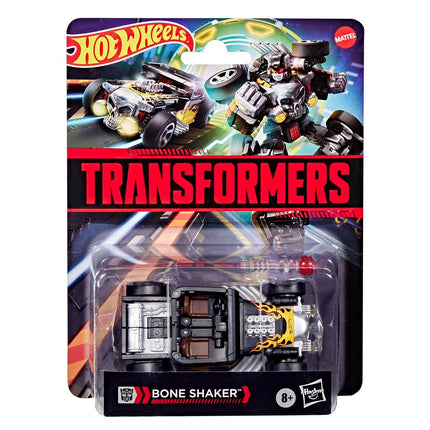 Transformers Collaborative Hot Wheels® x Transformers Bone Shakerä, Deluxe Class 5-Inch Robot Action Figure Converts to Car, Car Toys for Ages 8+