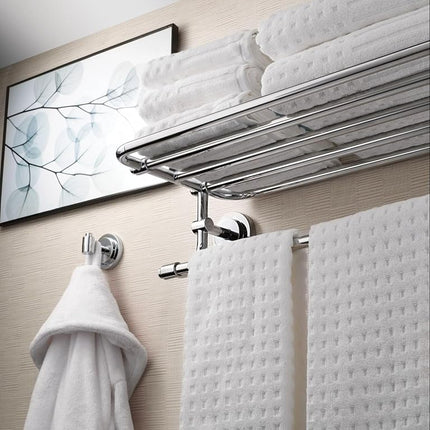 Moen DN0703CH Inspirations Single Robe Hook, Chrome, 2.44" W X 2.44" H