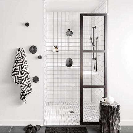 Moen UT3290 Align M-CORE 3-Series 2-Handle Shower Trim with Integrated Transfer, Valve Required, Chrome