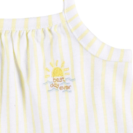 Gerber baby-girls Sleeveless Tunic Top and Diaper Cover Set, Stripe, 24 Months