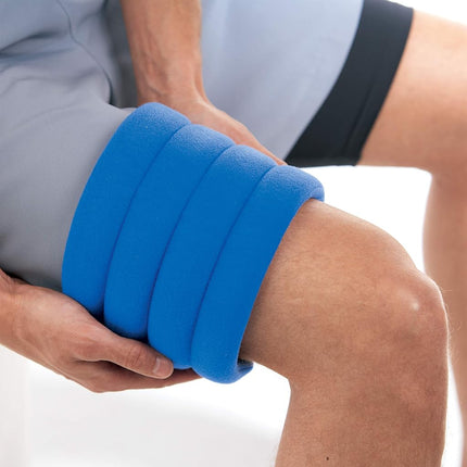 Bed Buddy Joint Wrap - Thérapie chaude et froide pour le soulagement des douleurs musculaires et articulaires - Grande compresse chauffante pour genou, poignet, coude, cheville, bras ou jambe (Paquet de 2)