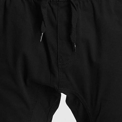 Southpole Men's Basic Stretch Twill Jogger Pants-Reg and Big & Tall Sizes - black - Large