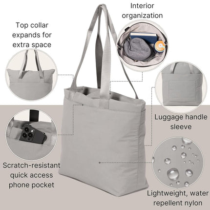 Bolsa cruzada Baggallini Swift Mini para mujer - Bolso pequeño de viaje de 4.5x7 con correa cruzada y RFID, B-lite plateado arena, talla única