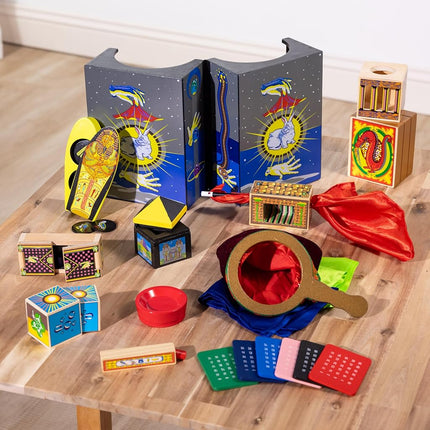 Melissa & Doug Deluxe Magic Set | Pretend Play Toy | Magic Play Set | Creative Play | Magic Toy for Kids | Magic Made Easy | 8+ | Gift for Boy or Girl