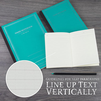 ITOYA Oasis Notebook (Avocado, B5 (7"x9.9") Large)